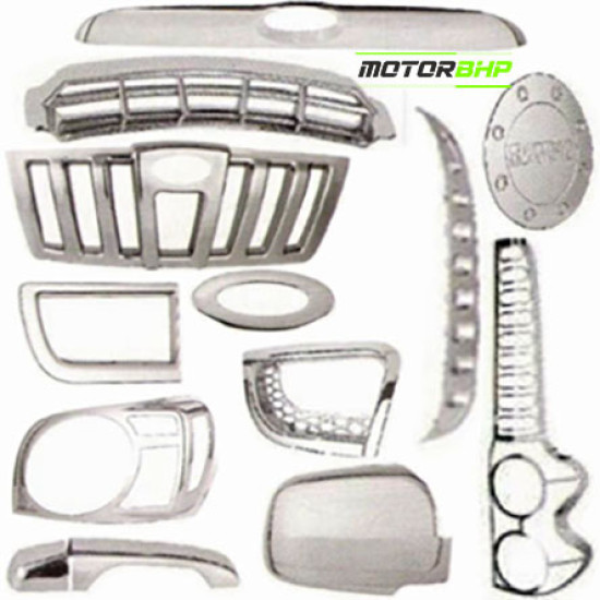 Mahindra Scorpio  Chrome Accessories Combo Kit  (Set of 13 items) (2014 Onwards)