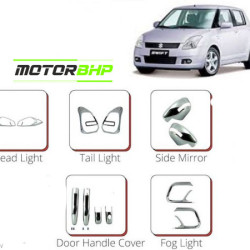 Maruti Suzuki Swift (2014 Onwards) Chrome Accessories Combo Kit (Set of 6 items) Maruti Suzuki Swift (2014 Onwards) Chrome Accessories Combo Kit (Set of 6 items)