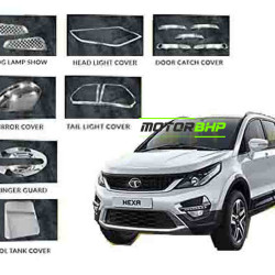 Tata Hexa (2017 Onwards) Chrome Accessories Mini Combo Kit (Set of 4 items)  Tata Hexa (2017 Onwards) Chrome Accessories Mini Combo Kit (Set of 4 items)
