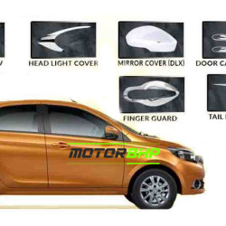 Tata Tiago (2016 Onwards) Chrome Accessories Combo Kit  (Set of 8 items)  Tata Tiago (2016 Onwards) Chrome Accessories Combo Kit  (Set of 8 items)