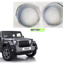 Mahindra Thar (2021 Onwards) Chrome Accessories Combo Kit  (Set of 8 items)  Mahindra Thar (2021 Onwards) Chrome Accessories Combo Kit  (Set of 8 items)