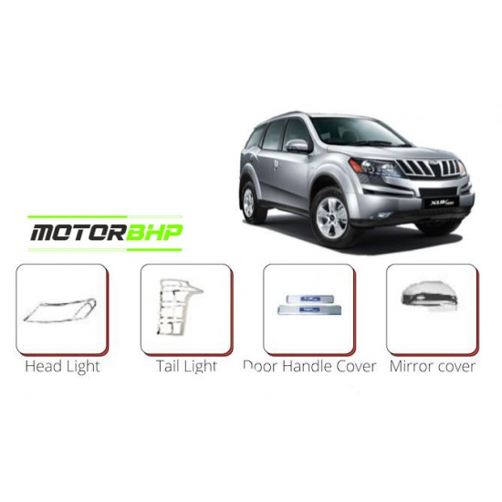 Mahindra XUV500 (2012 Onwards)  Chrome Accessories Combo Kit  (Set of 6 items) 