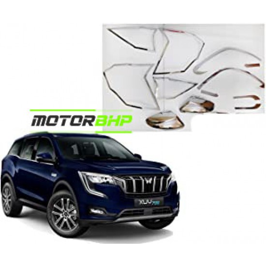 Mahindra XUV700 (2021 Onwards) Chrome Accessories Combo Kit  (Set of 7 items) 