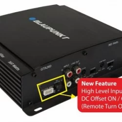 Blaupunkt GTA 260 High Power 2 channel Class A/B Car Amplifier