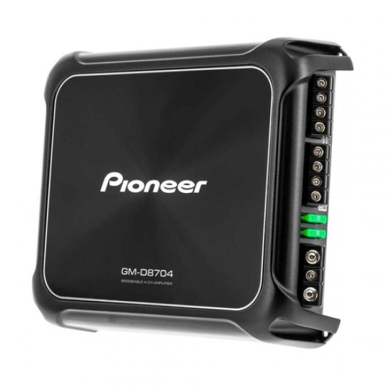 Pioneer GM-D8704 Class-D 4-Channel Bridgeable Car Amplifier Pioneer GM-D8704 Class-D 4-Channel Bridgeable Car Amplifier