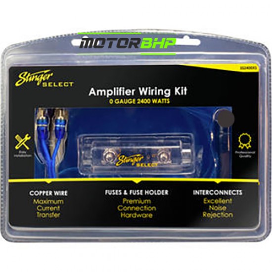 Stinger SS2400XS 0AWG Amplifier Wiring Kit