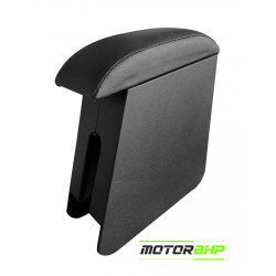 Nissan Magnite Custom Fitted Wooden Car Center Console Armrest - Black