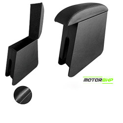 Tata Tigor (2017 Onwards) Custom Fitted Wooden Car Center Console Armrest - Black