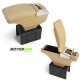 Maruti 800 Beige Chrome Car Armrest With Glass Holder & Ash Tray 