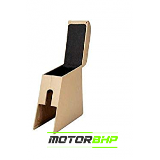 Nissan Magnite Custom Fitted Wooden Car Center Console Armrest - Beige