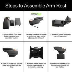 Maruti Suzuki Ritz Black Chrome Car Armrest With Glass Holder & Ash Tray   Maruti Suzuki Ritz Black Chrome Car Armrest With Glass Holder & Ash Tray