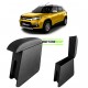 Maruti Suzuki Brezza (2020 Onwards) Custom Fitted Wooden Car Center Console Armrest - Black