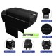 Hyundai Creta 2018 Premium Car ArmRest with USB charging port and storage box-Black