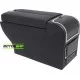Hyundai Aura Premium Car ArmRest with USB charging port and storage box-Black