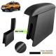 Renault Duster (2014 Onwards) Custom Fitted Wooden Car Center Console Armrest - Black