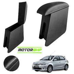 Toyota Etios Liva Custom Fitted Wooden Car Center Console Armrest - Black Toyota Etios Liva Custom Fitted Wooden Car Center Console Armrest - Black