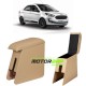 Ford Figo Aspire (2014 Onwards) Custom Fitted Wooden Car Center Console Armrest - Beige