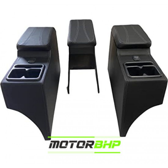 Mahindra New Thar Luxury Armrest Rear And Front With Charging Point (2020 Onwards) (Set Of 3 Pcs.) 