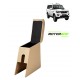 Mahindra Scorpio (2014 Onwards) Custom Fitted Wooden Car Center Console Armrest - Beige