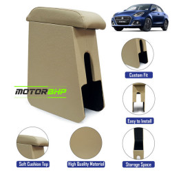Maruti Suzuki Dzire Custom Fitted Wooden Car Center Console Armrest - Beige (2017 Onwards) Maruti Suzuki Dzire Custom Fitted Wooden Car Center Console Armrest - Beige (2017 Onwards)