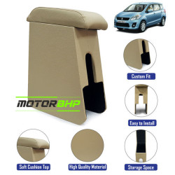 Maruti Suzuki Ertiga Old Custom Fitted Wooden Car Center Console Armrest - Beige Maruti Suzuki Ertiga Old Custom Fitted Wooden Car Center Console Armrest - Beige