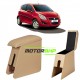 Maruti Suzuki Ritz (2009-2015) Custom Fitted Wooden Car Center Console Armrest - Beige