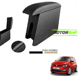 Volkswagen Polo Custom Fitted Wooden Car Center Console Armrest - Black Volkswagen Polo Custom Fitted Wooden Car Center Console Armrest - Black