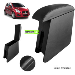 Maruti Suzuki Ritz (2009-2015) Custom Fitted Wooden Car Center Console Armrest - Black Maruti Suzuki Ritz (2009-2015) Custom Fitted Wooden Car Center Console Armrest - Black