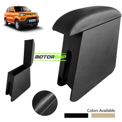 Maruti Suzuki S Presso (2019 Onwards) Custom Fitted Wooden Car Center Console Armrest - Black Maruti Suzuki S Presso (2019 Onwards) Custom Fitted Wooden Car Center Console Armrest - Black