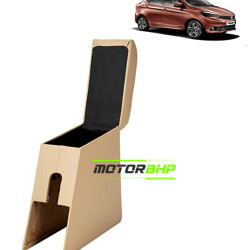 Tata Tigor (2017 Onwards) Custom Fitted Wooden Car Center Console Armrest - Beige Tata Tigor (2017 Onwards) Custom Fitted Wooden Car Center Console Armrest - Beige