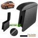 Tata Tigor (2017 Onwards) Custom Fitted Wooden Car Center Console Armrest - Black