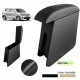 Maruti Suzuki WagonR (2019 Onwards) Custom Fitted Wooden Car Center Console Armrest - Black