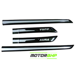 Hyundai Aura Door Beading Black & Sliver