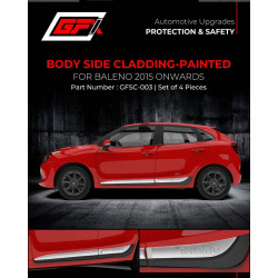 GFX Maruti Suzuki Baleno Side Door Beading /Cladding (2015-Onwards) GFX Maruti Suzuki Baleno Side Door Beading /Cladding (2015-Onwards)