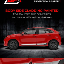 GFX Maruti Suzuki Baleno Side Door Beading /Cladding (2015-Onwards) GFX Maruti Suzuki Baleno Side Door Beading /Cladding (2015-Onwards)