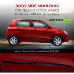 Maruti Suzuki Celerio Body Side Moulding Black (2013-2017)
