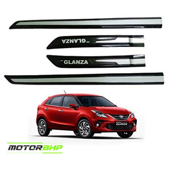 Toyota Glanza Door Beading Black & Sliver