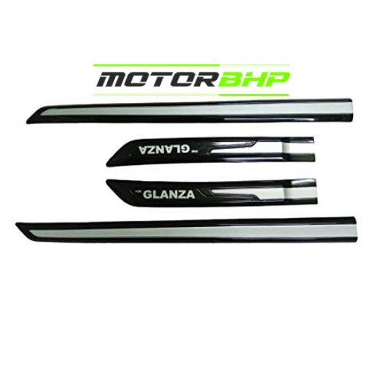 Toyota Glanza Door Beading Black & Sliver