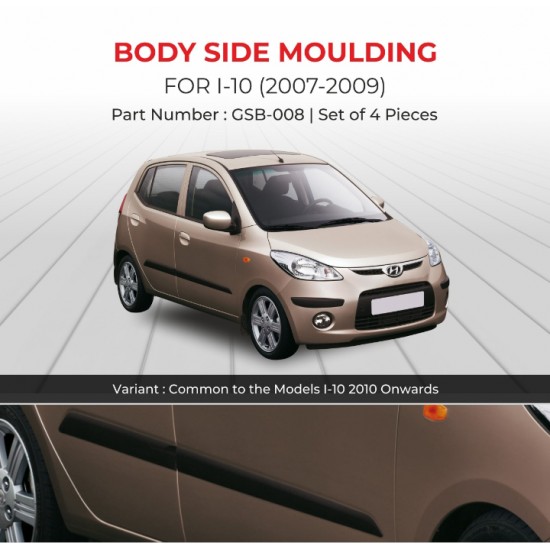 Hyundai i10 Body Side Moulding (2007-2009)