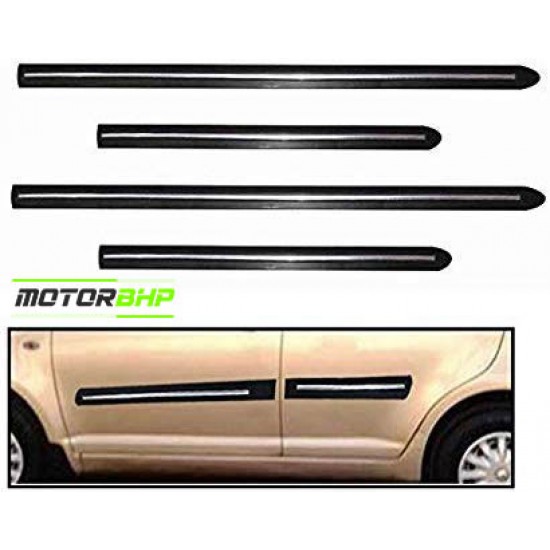  Mahindra KUV 100 Door Beading Black With Sliver Line