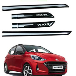 Hyundai Grand i10 Nios Door Beading Black & Sliver Hyundai Grand i10 Nios Door Beading Black & Sliver