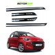 Hyundai Grand i10 Nios Door Beading Black & Sliver