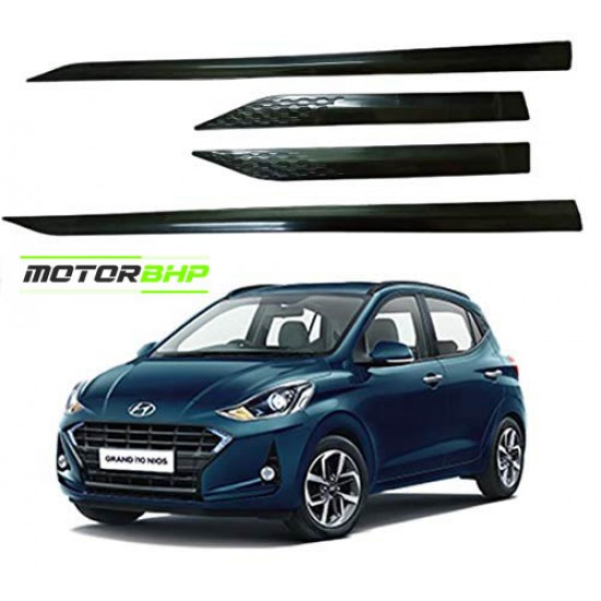  Hyundai Grand i10 NIOS Door Beading Matte Black 