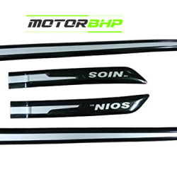 Hyundai Grand i10 Nios Door Beading Black & Sliver Hyundai Grand i10 Nios Door Beading Black & Sliver