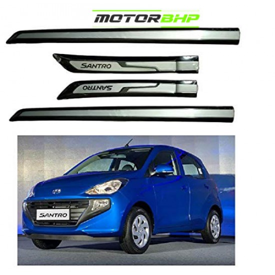 Hyundai Santro Door Beading Black & Sliver