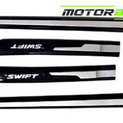 Maruti Suzuki New Swift Door Beading Black & Sliver Maruti Suzuki New Swift Door Beading Black & Sliver