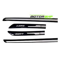 Maruti Suzuki New Swift Door Beading Black & Sliver