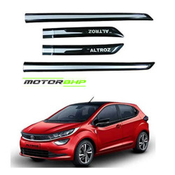 Tata Altroz Door Beading Black & Sliver