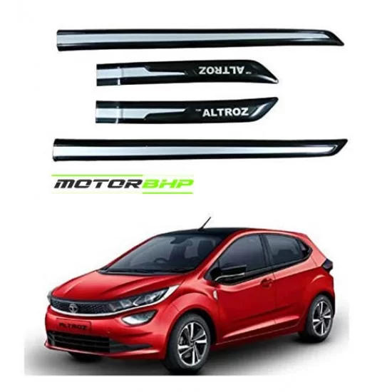 Tata Altroz Door Beading Black & Sliver
