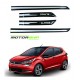 Tata Altroz Door Beading Black & Sliver